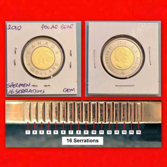 Canada 2010 Highly Collectible Set of 3 x $2 Toonies! - Picture 11 of 16